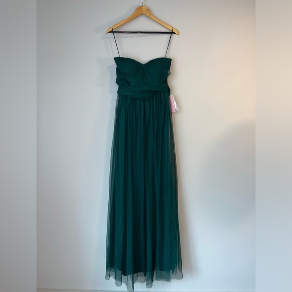 *NWT* Birdy Grey Christina Convertible Dress in Tulle Emerald Green Size M - Picture 9 of 17
